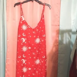 Size 22 Maxi Dress w/Spaghetti Straps & Slits